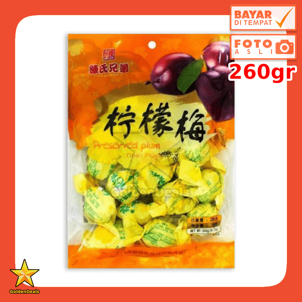 

Manisan Imlek - Chen Shi Xiong Preserved Lemon Plum 260 gr