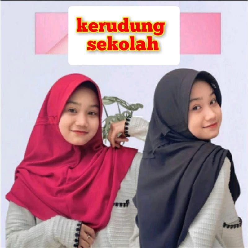 KERUDUNG SEKOLAH ANAK KERUDUNG RABBANI SEKOLAH UKURAN S M L XL JILBAB ANAK SEKOLAH