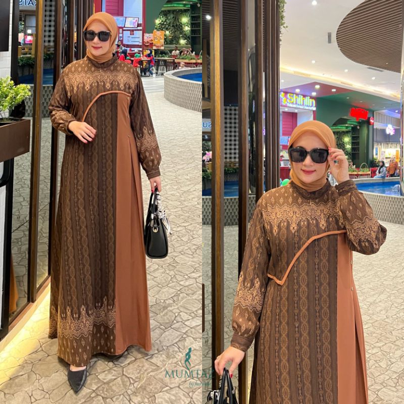 JASMINE PRILLY DRESS GAMIS ETNIK ORI MUMTAZ BY FAIRINDA