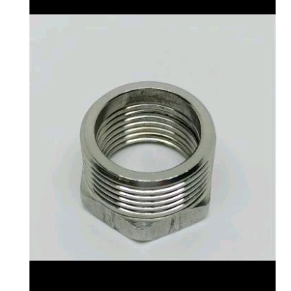 FOKRING V RING SAMBUNGAN OPERAN 3/4 DRAT LUAR X 1/2 DRAT DALAM SUS 304