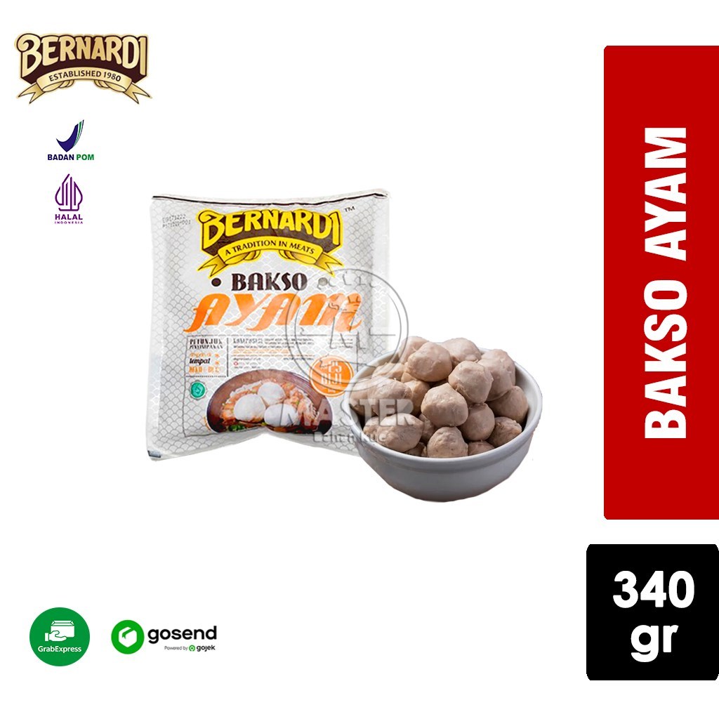 

Bakso Ayam Besar Bernardi isi 25 [340 gr] KHUSUS INSTANT