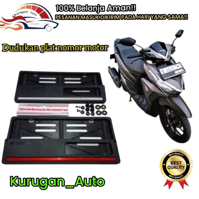 DUDUKAN PLAT NOMOR MOTOR JDM HONDA