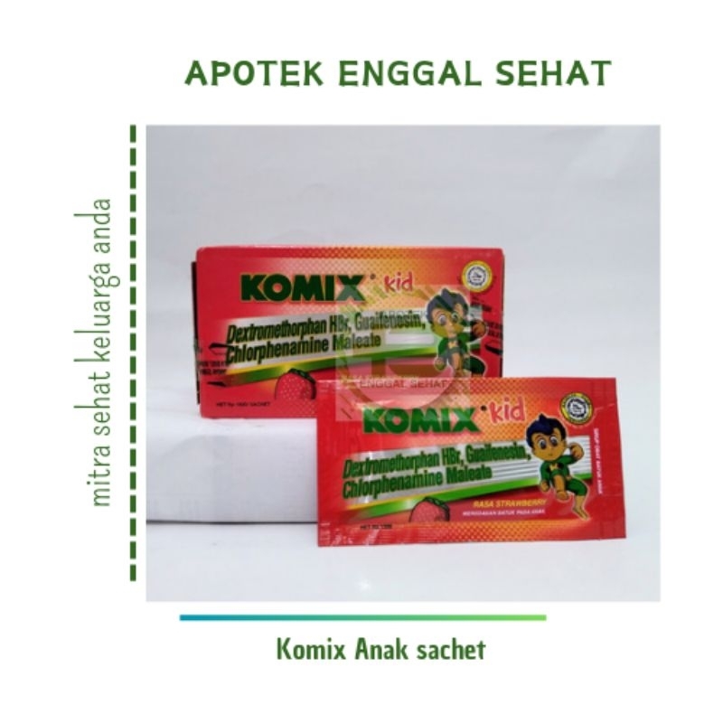 Komix kids meredakan batuk pada anak