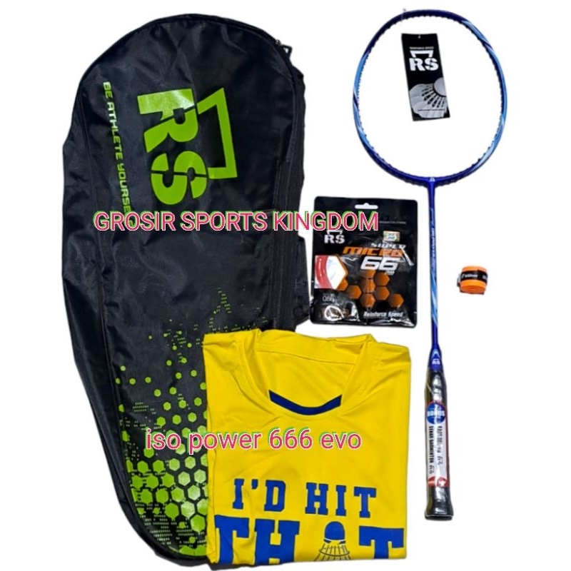 RAKET BADMINTON RS ISO POWER 666 EVO ORIGINAL