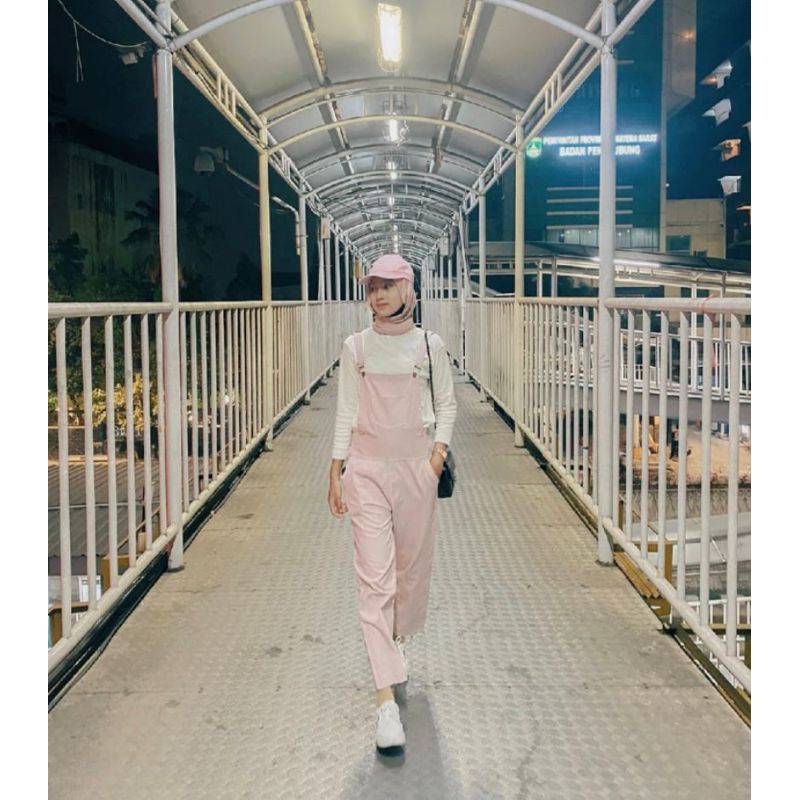 RANAFA-OVERALL jumpsuit/ BAJU KODOK/ PAKAIAN WANIITA JUMBO/JUMSUIT Polos panjang wanita jumpsuit  De