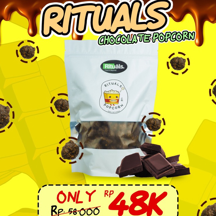 

[KODE D66HL] Rituals Popcorn Double Choco Large - Homemade by Willy Kun