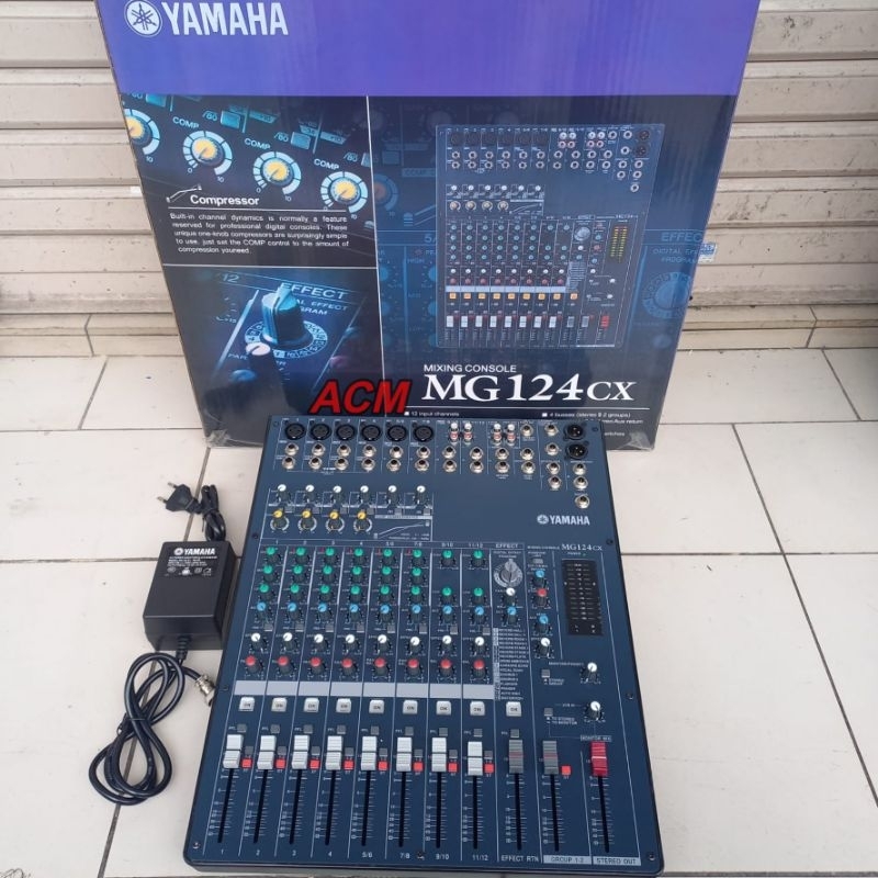 MIXER YAMAHA MG124CX MIXER AUDIO 12 CHANNEL STEREO MG 124 CX