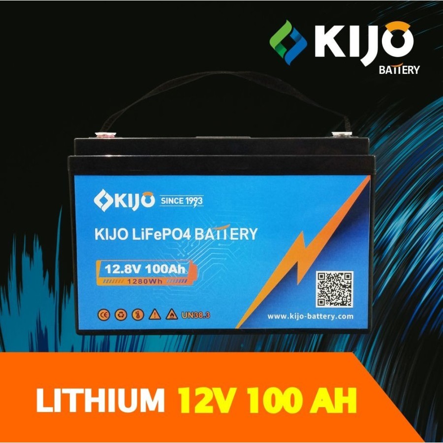 KIJO BATTERY LITHIUM 100AH 12V - 100AH 12V LITHIUM