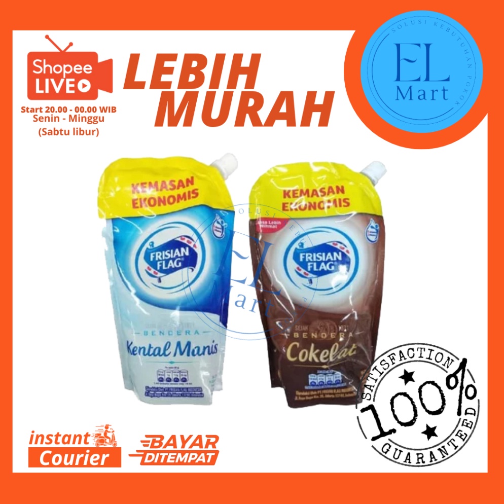 

WIDSC FRISIAN FLAG SUSU 545 GR / SUSU KENTAL MANIS / POUCH Terbatas O