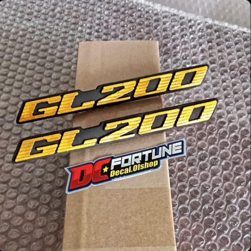 emblem box aki honda GL 200 subtitusi honda gl 100 125