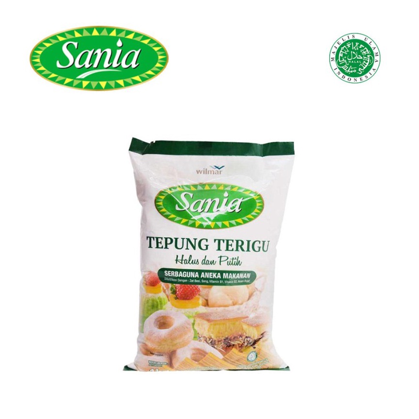 

35 Tepung Terigu Sania 1Kg / Tepung Serbaguna Laris