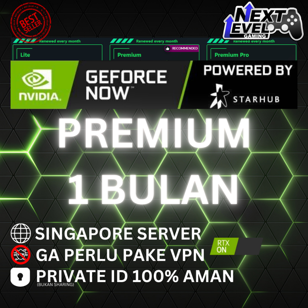 GeForce NOW GFN StarHub Cloud Gaming Singapore Bulanan PRIORITY