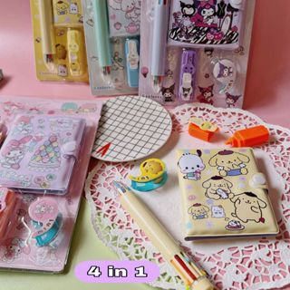 

mataharigrosir 1 Set Peralatan Tulis SANRIO isi Diary Pulpen stabilo solatip