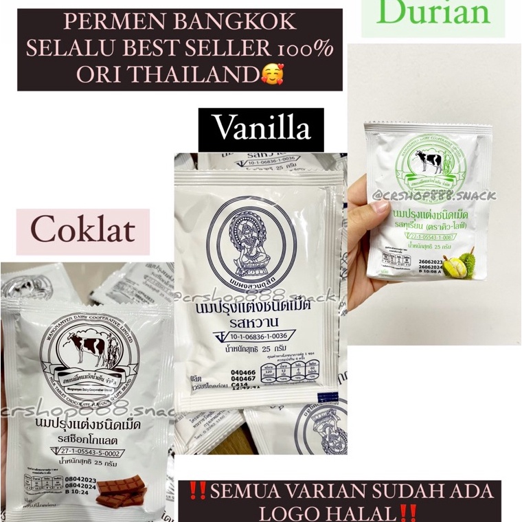 

97 Permen Susu Thailand / Thailand Milk Tablet HALAL READY STOCK mlvbv