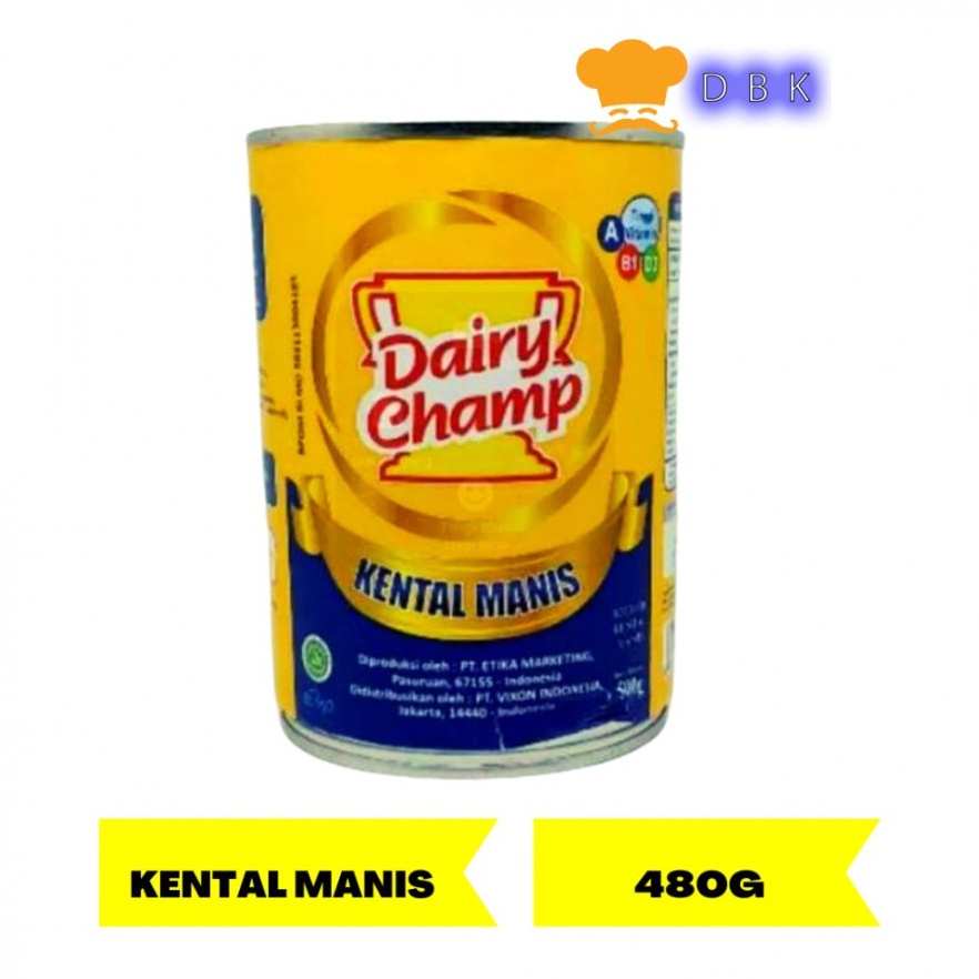 

P0G DAIRY CHAMP KRIMER KENTAL MANIS 480GR DAIRYCHAMP SUSU KENTAL MANIS 92