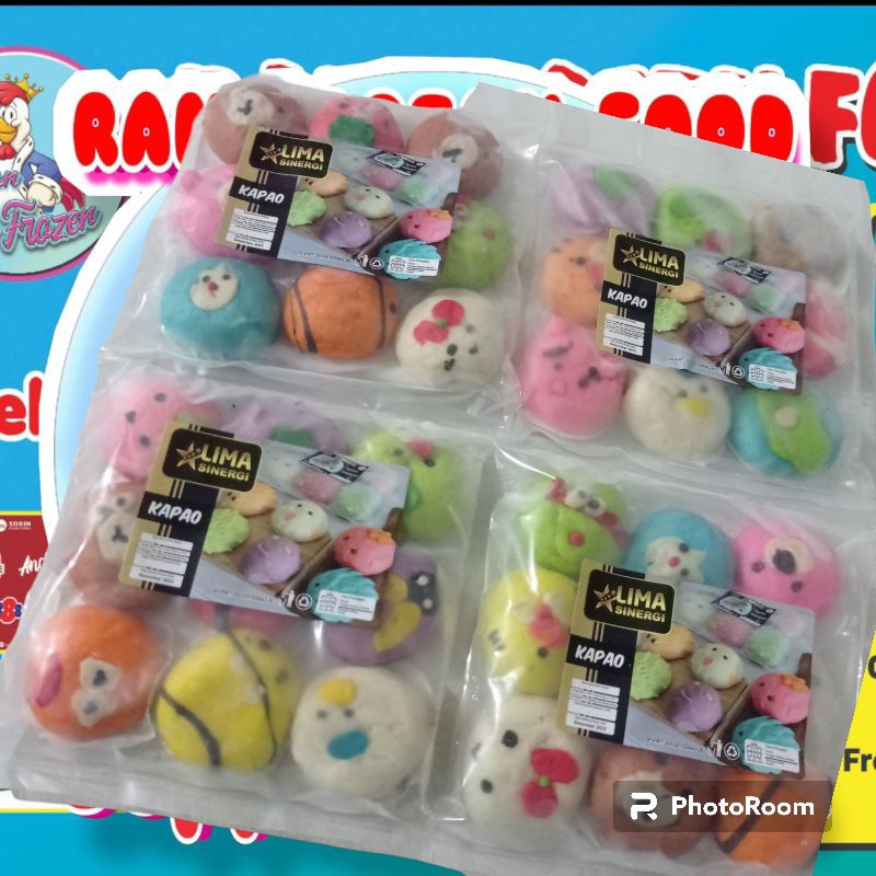 BAKPAO KARAKTER Kapao bintang 5 isi 9pcs coklat