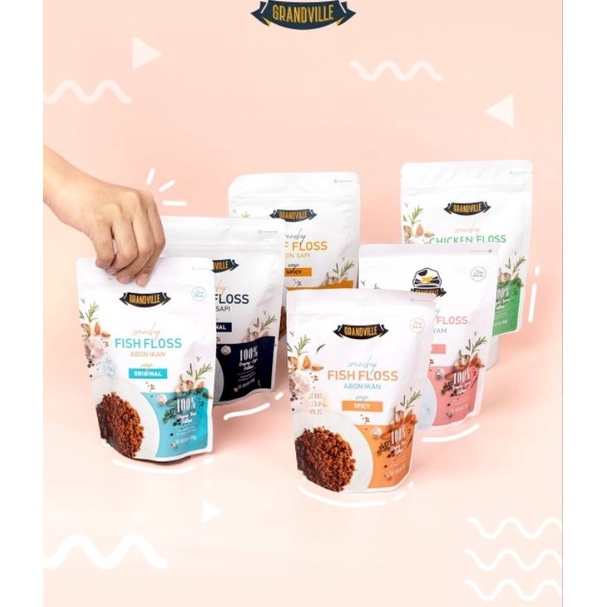 

[KODE PRODUK GNYRB9283] Abon Grandville Crunchy 100 gr