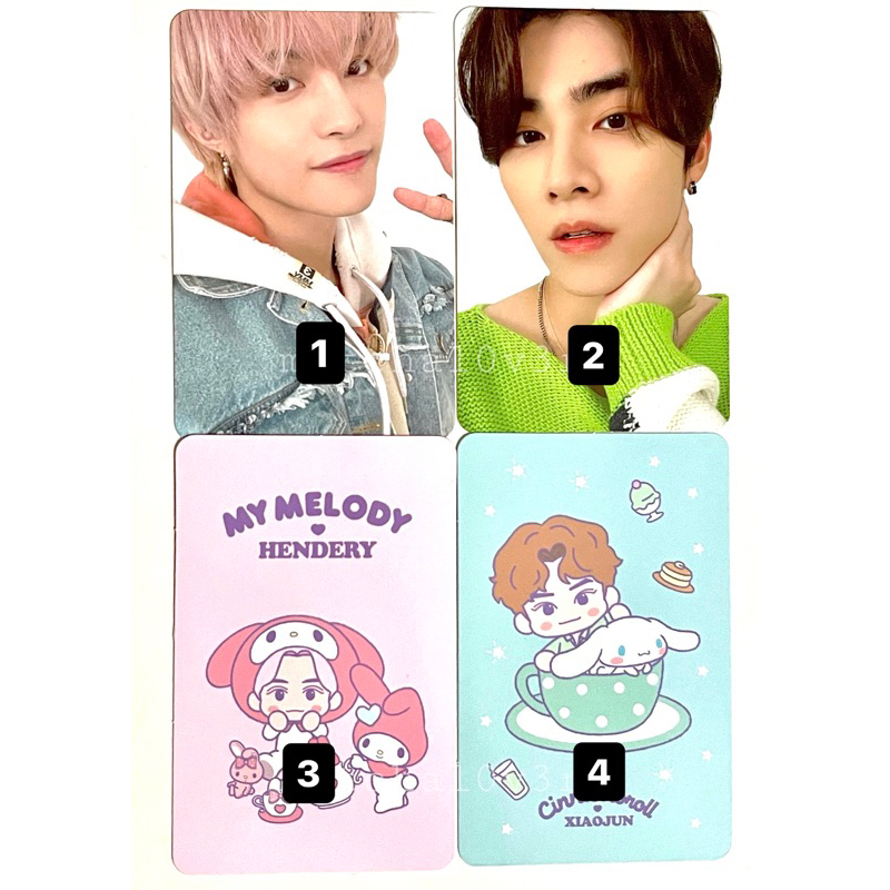 [READY STOCK] PC TC TRADING CARD NCT X SANRIO SELCA XIAOJUN YANGYANG A VER CONCEPT XIAOJUN A VER HEN