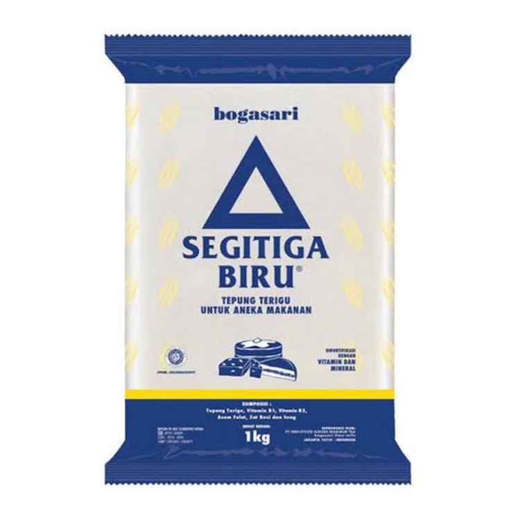 

[KODE PRODUK B7V8O6165] Tepung Terigu Segitiga Biru 1kg
