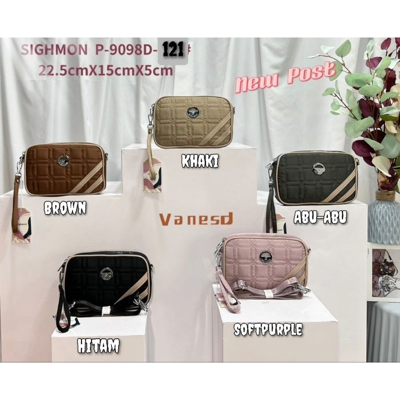 TAS SELEMPANG/POUCH ORI SIGHMON KANVAS 2Res SG9098