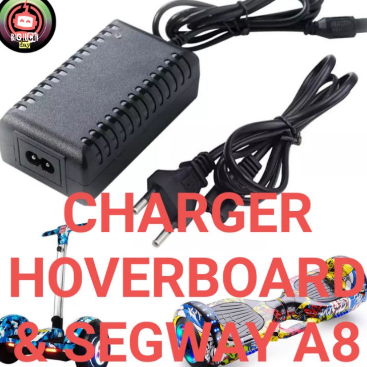 ➱Terkini✲ CHARGER HOVERBOARD / MINI SEGWAY A8 / F1 6.5INCH 7INCH 8INCH 10INCH UNIVERSAL 36V OUTPUT 4