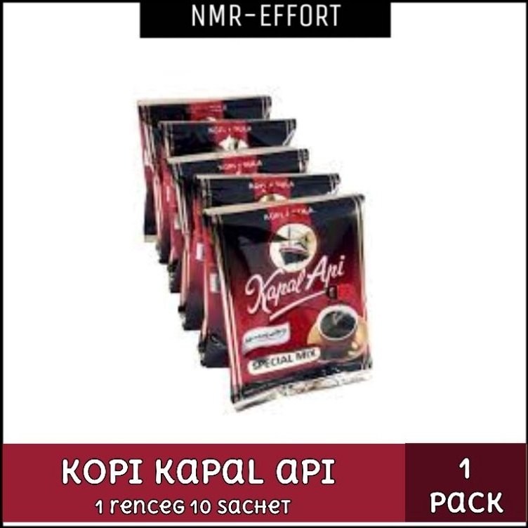

[KODE HS6E8] Kopi Kapal Api Special Mix 1 Renceng 10 sachet @ 25gr