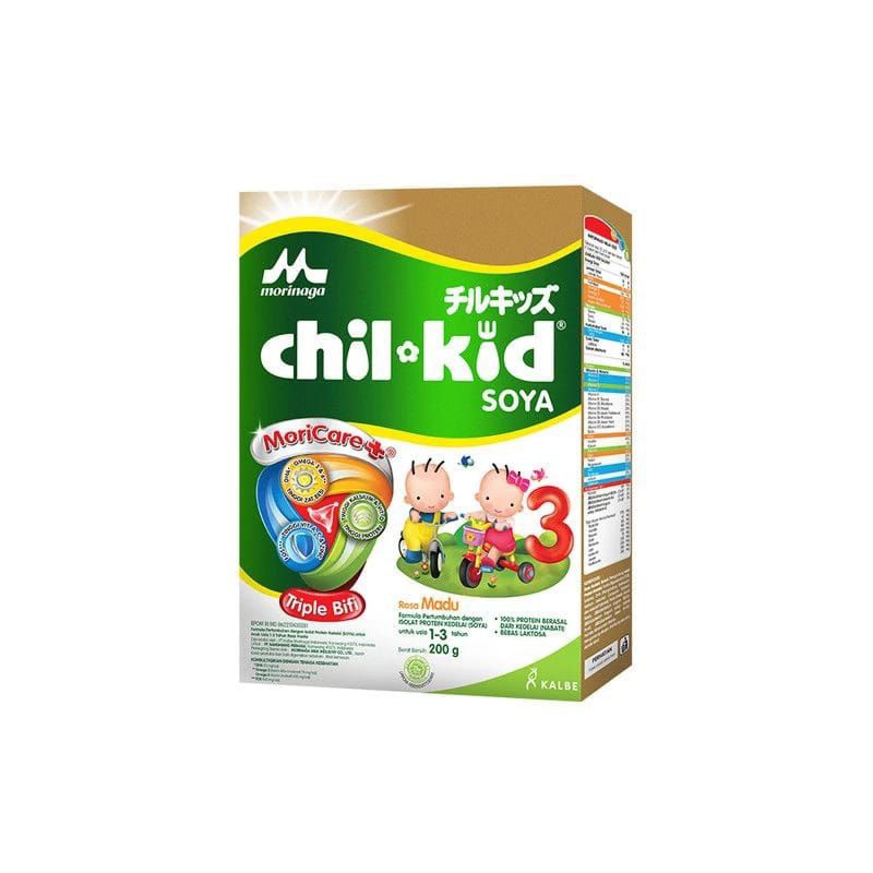 

Morinaga chilkid soya usia 1-3tahun rasa vanila dan madu