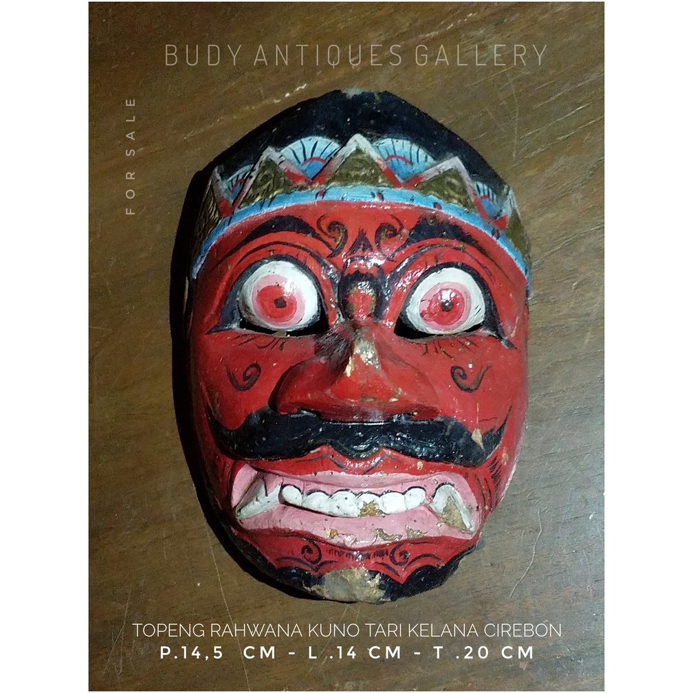 Topeng Rahwana Kuno Tari Kelana Cirebonan