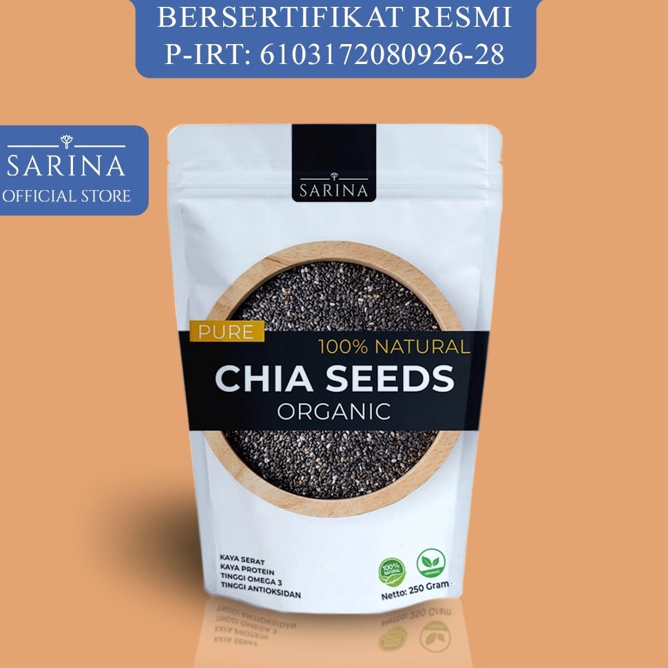 

[✳T17>] Organic Black Chia Seed Chiaseed Hitam Organik Ready Stock