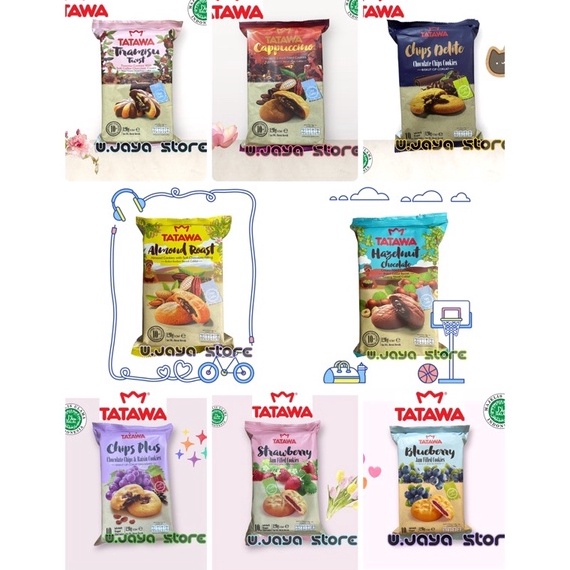 

[☹P83$] TATAWA COOKIES WITH FILLED JAM 120g Termurah di