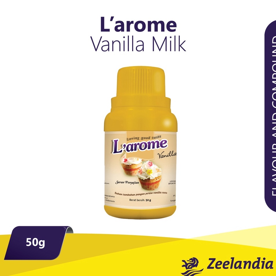 

[KODE ZECUK] Zeelandia L'Arome Vanilla Milk Powder 50 Gr