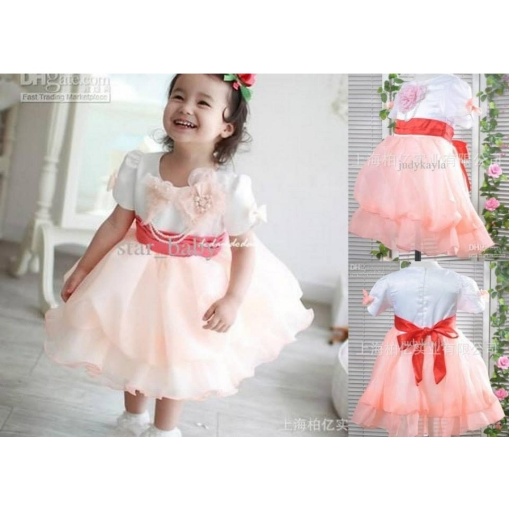 Party Dress Pink / Dress Anak