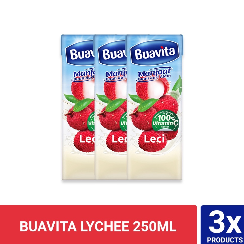 

Buavita Lychee 250ml Triplepack Best Seller