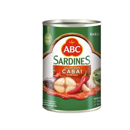 

[☼G25>] sarden ABC 155 gram sarden kaleng Discount