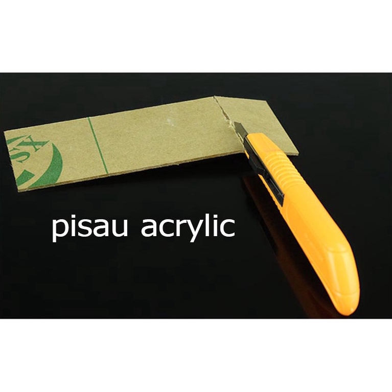

M0del T3rkini potong acrylic / alat potong akrilik ( 2 pcs di dlm gagangan) kualitas super Moodbooster