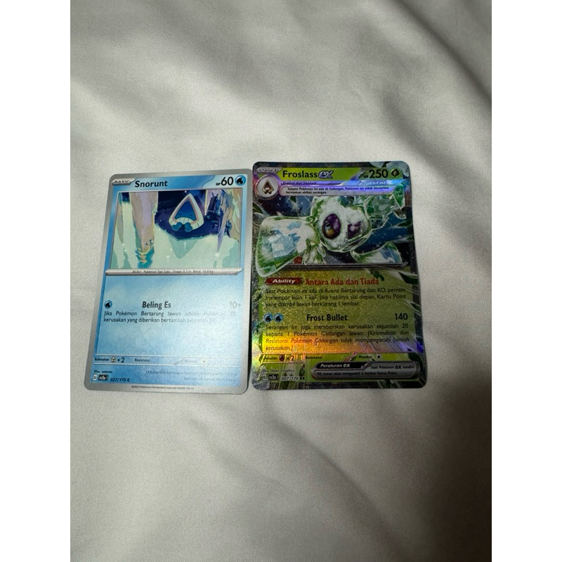 POKEMON FROSLASS EX + BONUS Snorunt