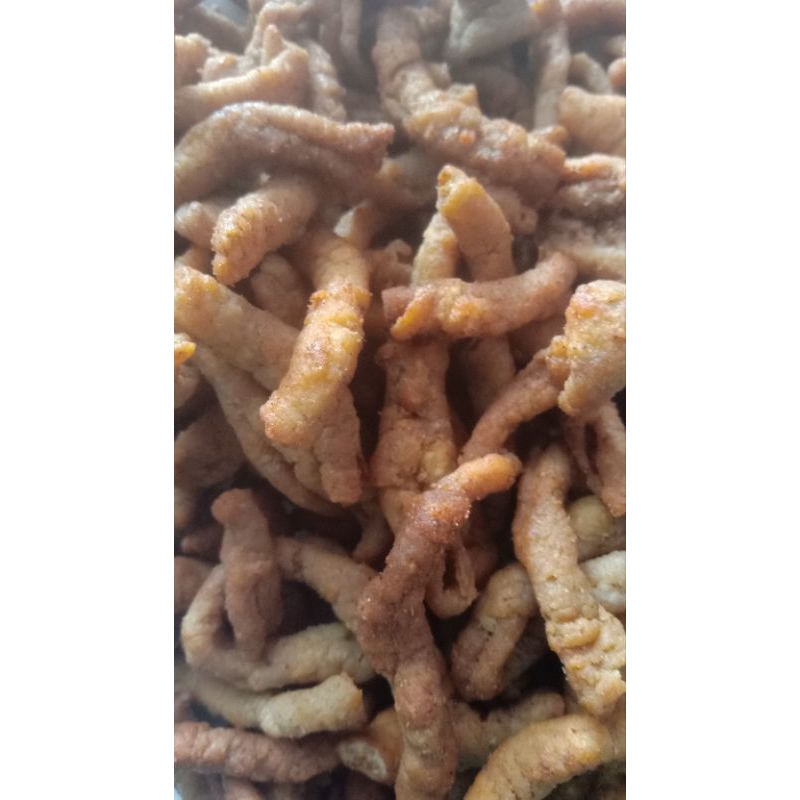 

KERIPIK USUS CRISPY ORIGINAL (200 GRAM) DAN PEDAS (190 GRAM) RENYAH ENAK DAN GURIH