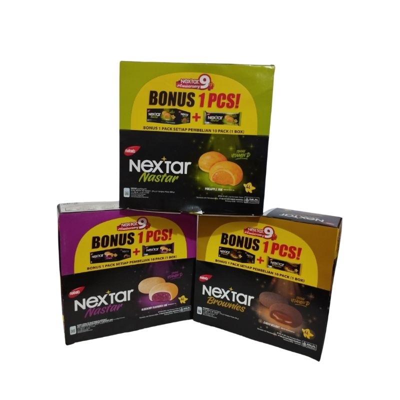 

Nabati Nextar BOX ~ Netto 10 Bks × 34 gr