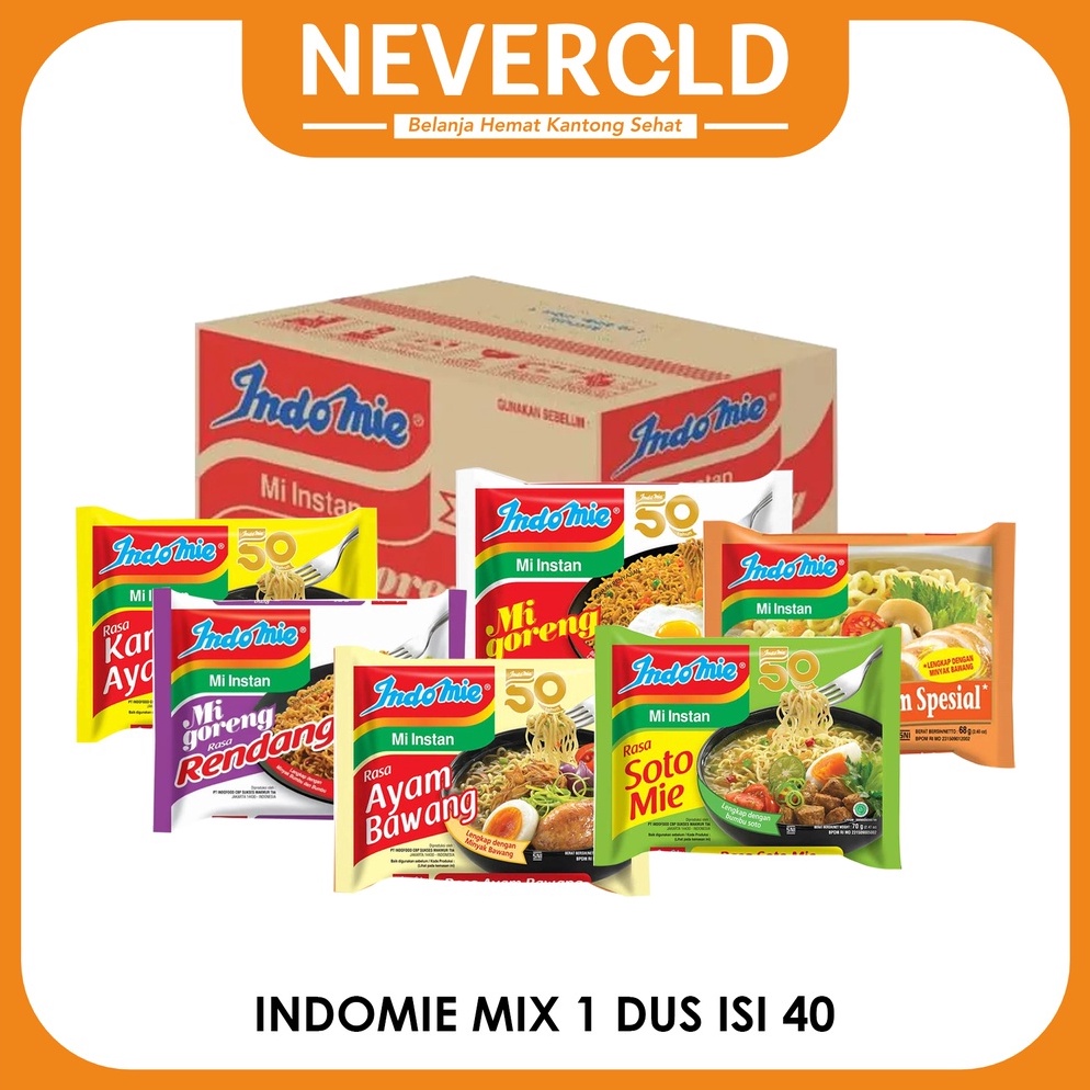 

M0del B4ru Indomie 1 Dus isi 40 (bisa campur) Sale of Day