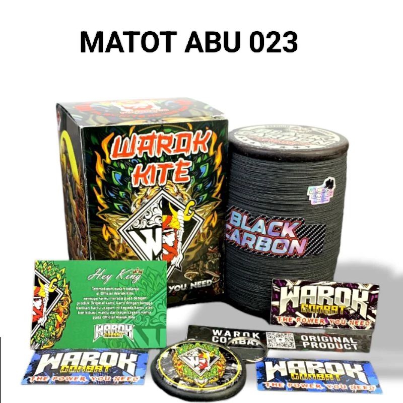 SENAR GELASAN MATOT BLACK CARBON 6000 YARD, GELASAN WAROK COMBAT