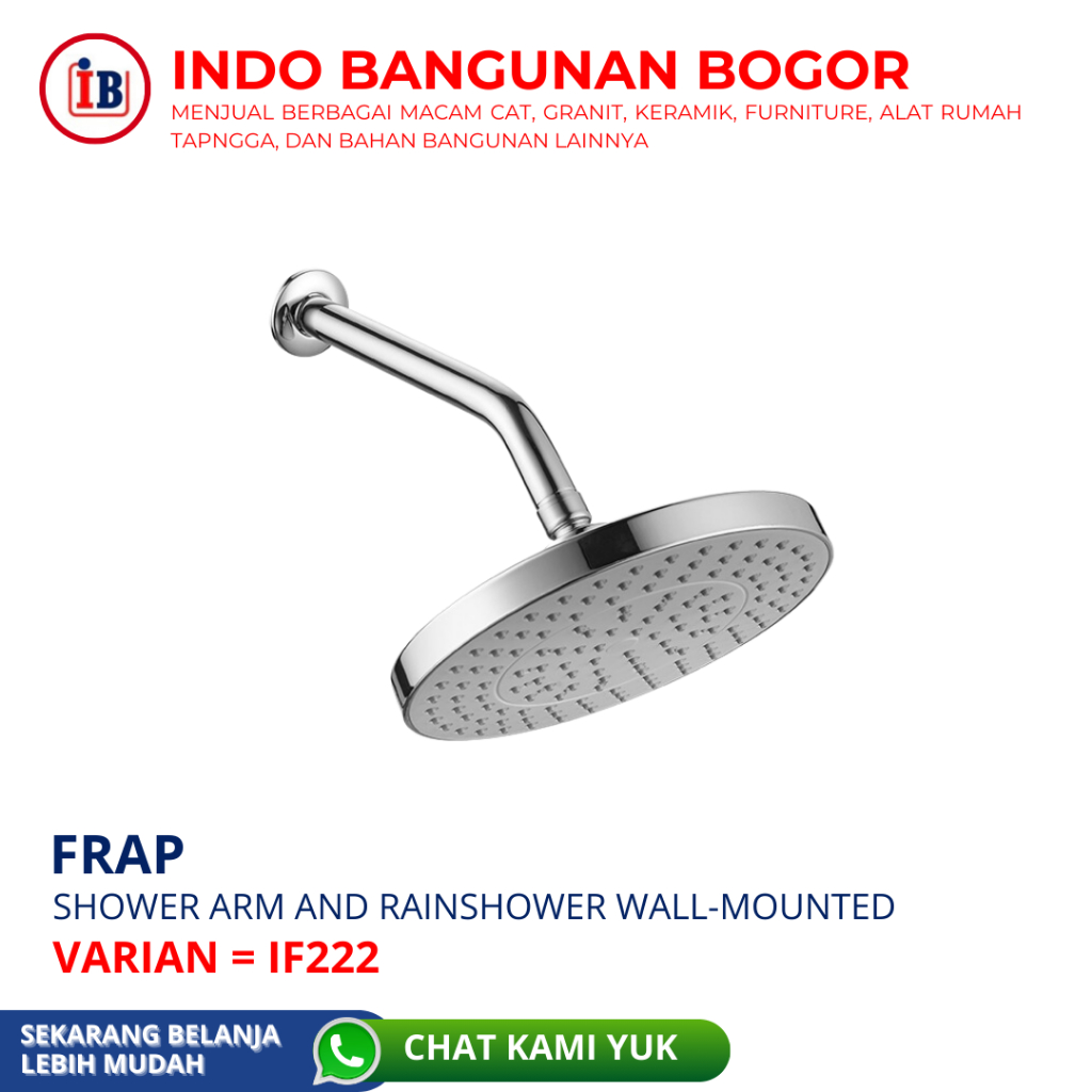 FRAP RAINSHOWER WALL - MOUNTED IF222