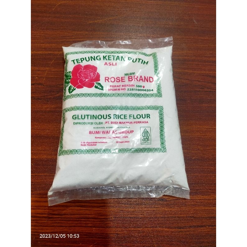 

ROSE BRAND TEPUNG KETAN ASLI 500gr