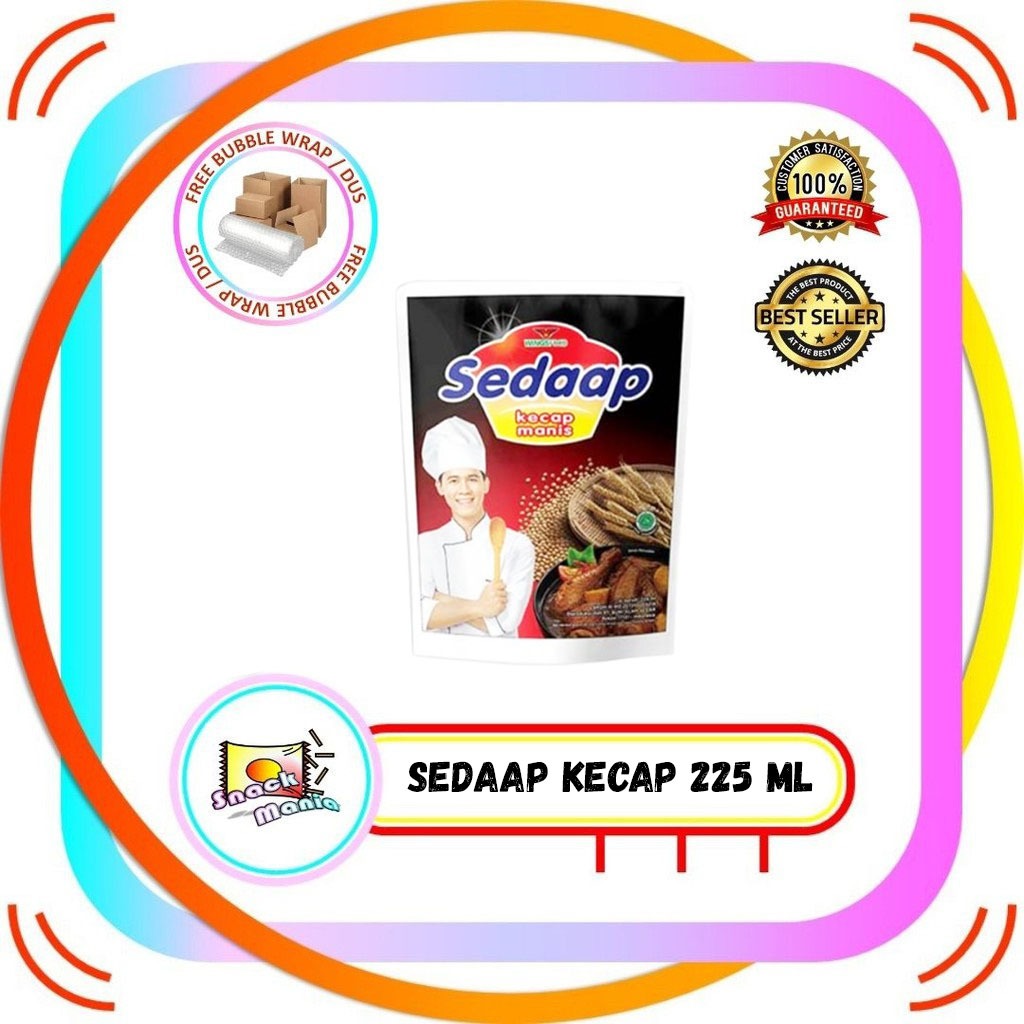 

Sedaap Kecap Manis SEDAP Pouch ~ 225 ml Refill Sachet