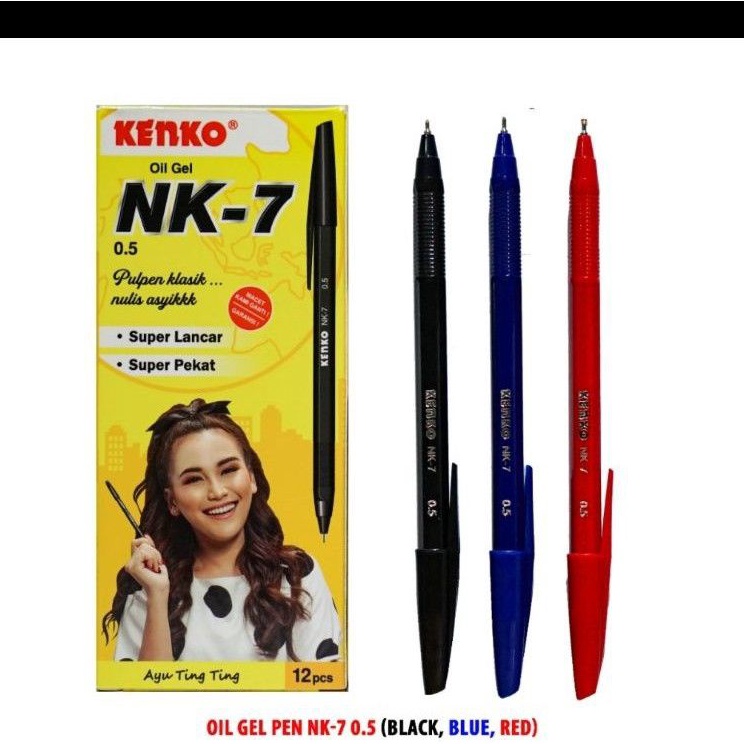 

[KODE FZW7A] Pulpen Standar Kenko NK-7 (LUSIN)