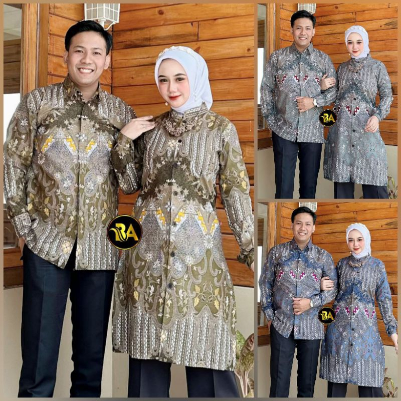 TUNIK BATIK MODERN ATASAN BATIK WANITA BAJU BATIK SERAGAM RESMI KANTOR STYLE BATIK MODERN SIZE M L X