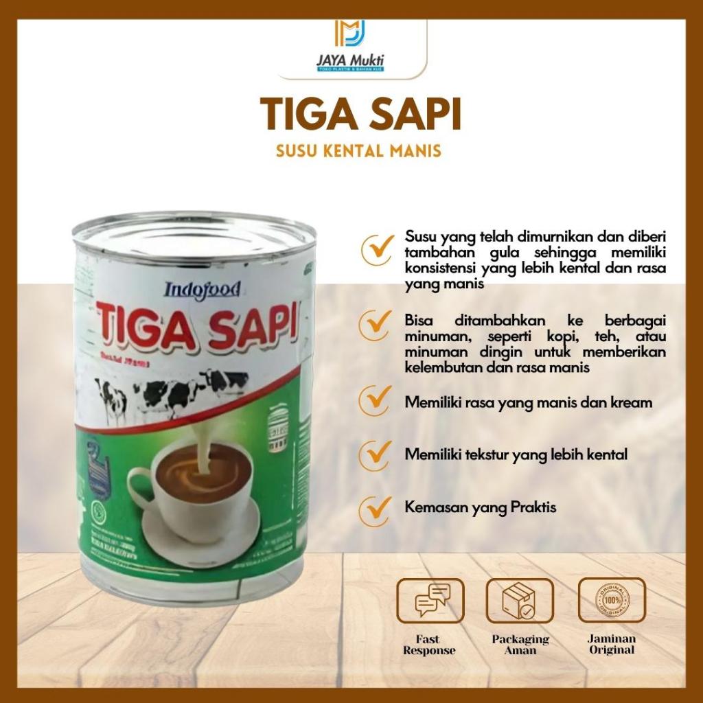 

Tiga Sapi Kental Manis Dengan Manis yang Khas Kemasan Praktis