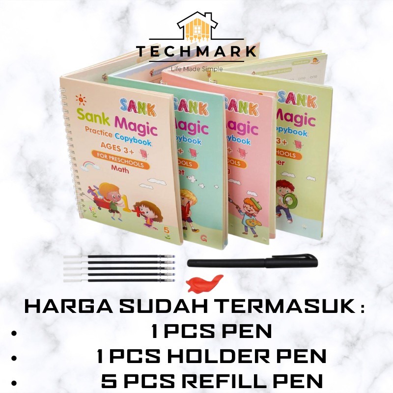 

Buku Belajar Menulis Anak Sank Magic Practice Book