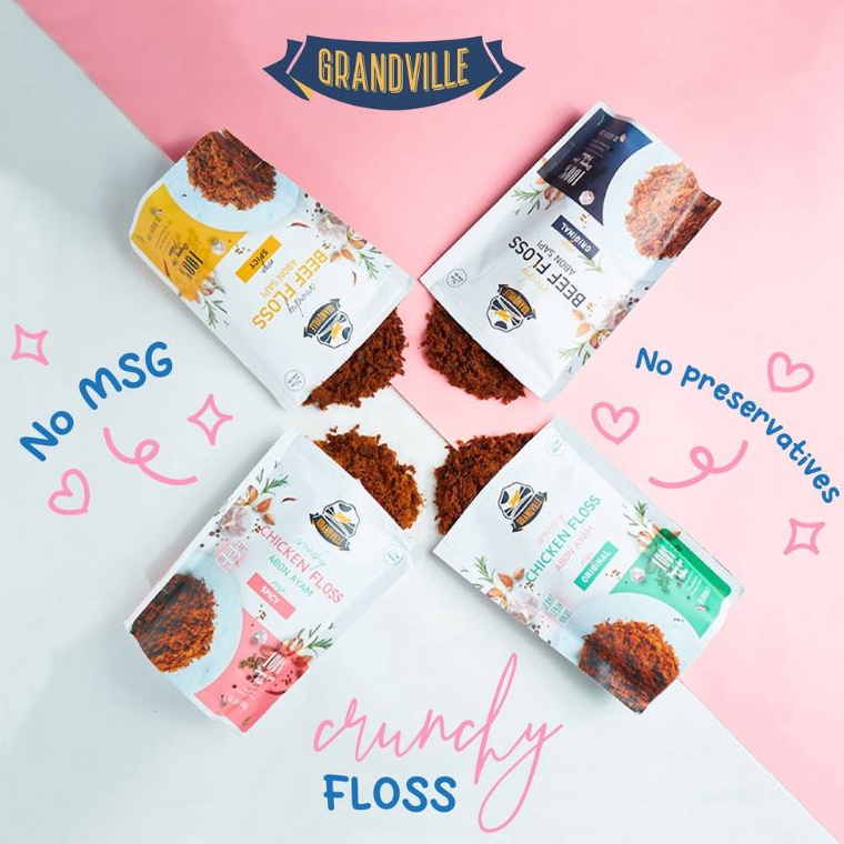 

[KODE LGZUZ] Grandville Abon Crunchy Single Pack Original 100gr