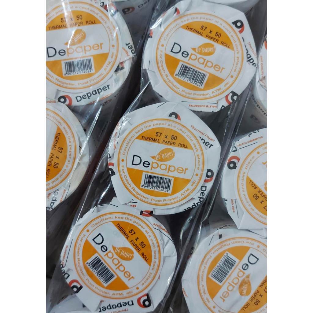 

kertas rol kasir thermal 57 x 50 - 10 rol