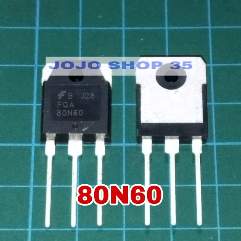 HARGA PER 1PC 80N60 80N 60 80A 600V MOSFET TO220 80n60SGH80N60UFD G80N60 80N60 BODY BESAR
80A 600V